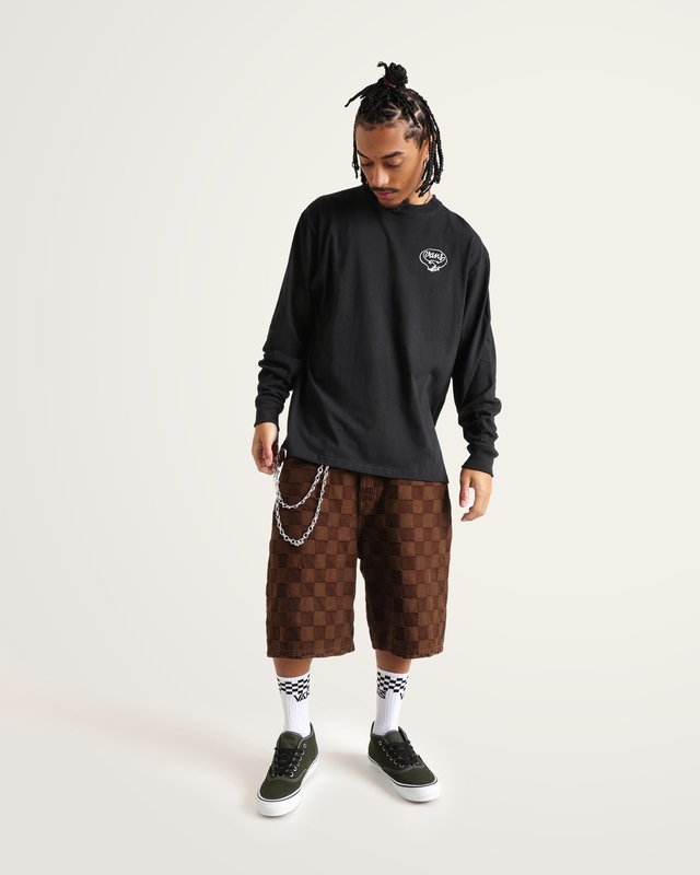 Camiseta Manga Longa Skate Br Loose Black