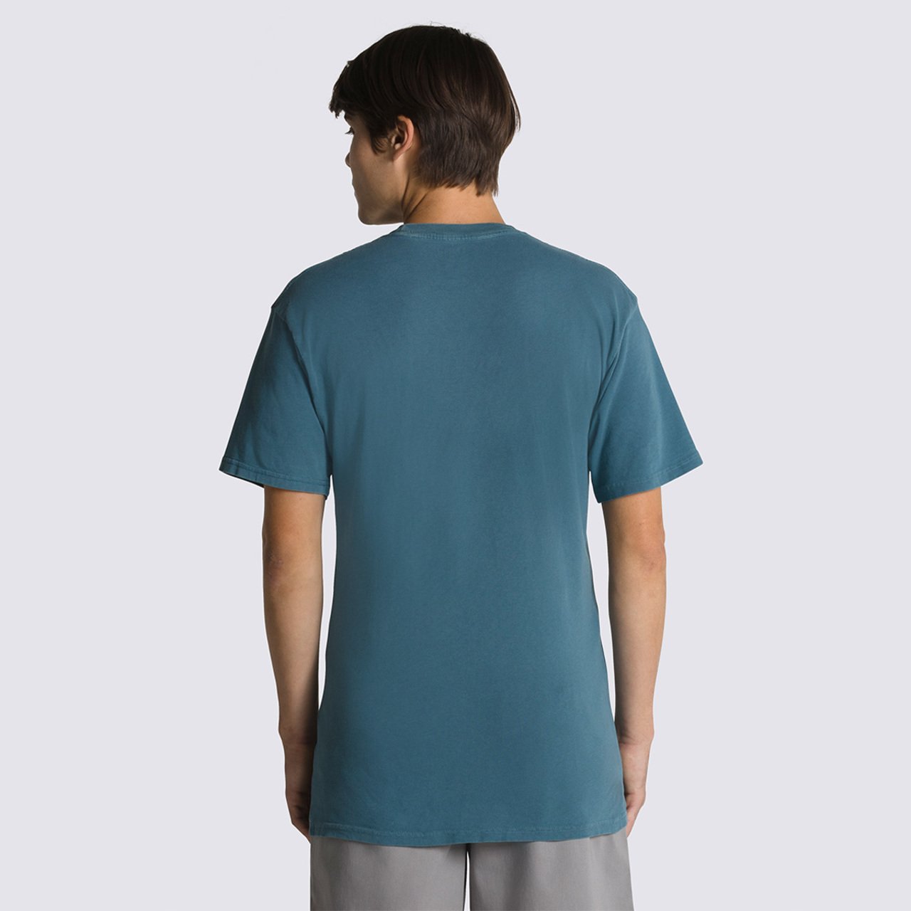 Camiseta Washed Floral Logo Vintage Ss Vans Teal Vans