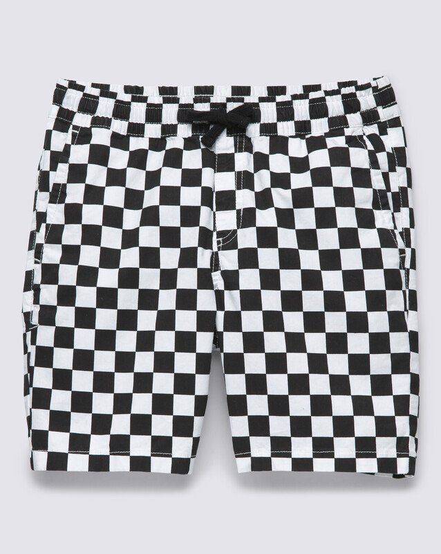 Bermuda Range Elastic Waist Short Ii Infantil Checkerboard