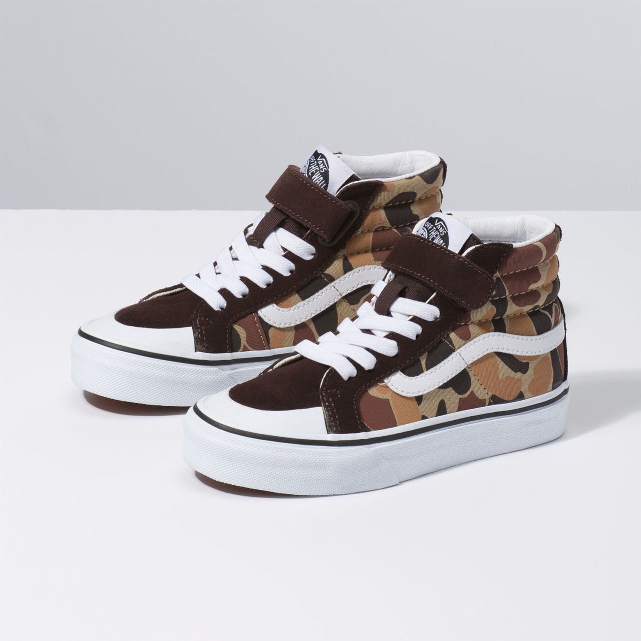 Tenis Sk8 Hi Reissue 13 Infantil Chocolate Torte True Whit Vans