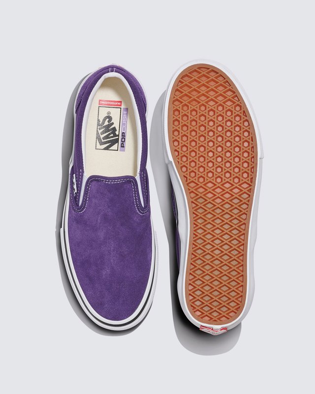 Tênis Slip-On Skate Purple Black