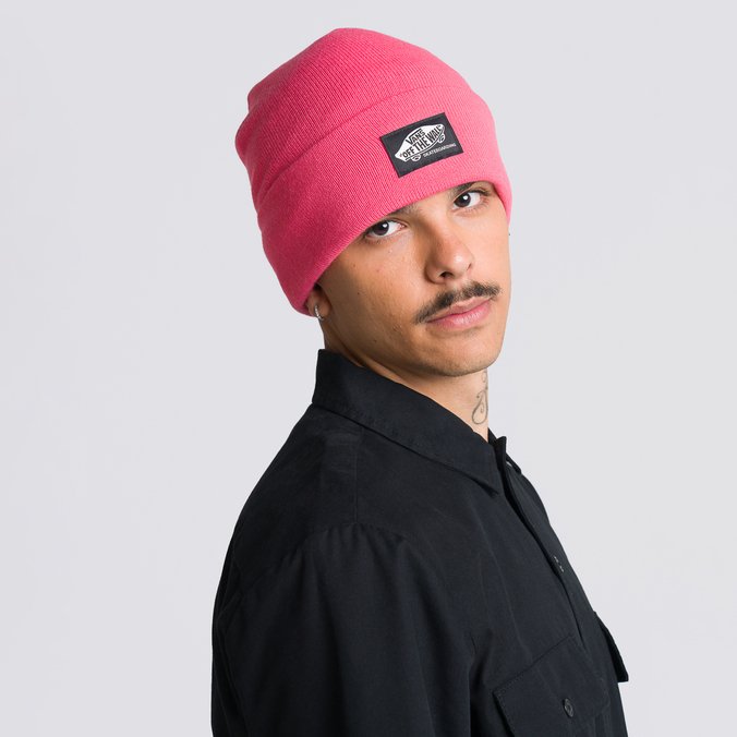 Touca Skate Classics Beanie Vans Checkerboard Day Glitter Sidewall Honeysuckle