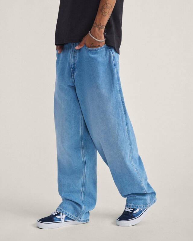パンツ STONE  SPEED JEANS 2001ss スキュー SKEWed ストーンウォッシュ ブラックデニム ストレートパンツ