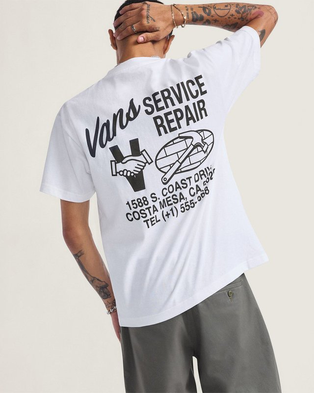 Camiseta Service Repair Ss White Servicae