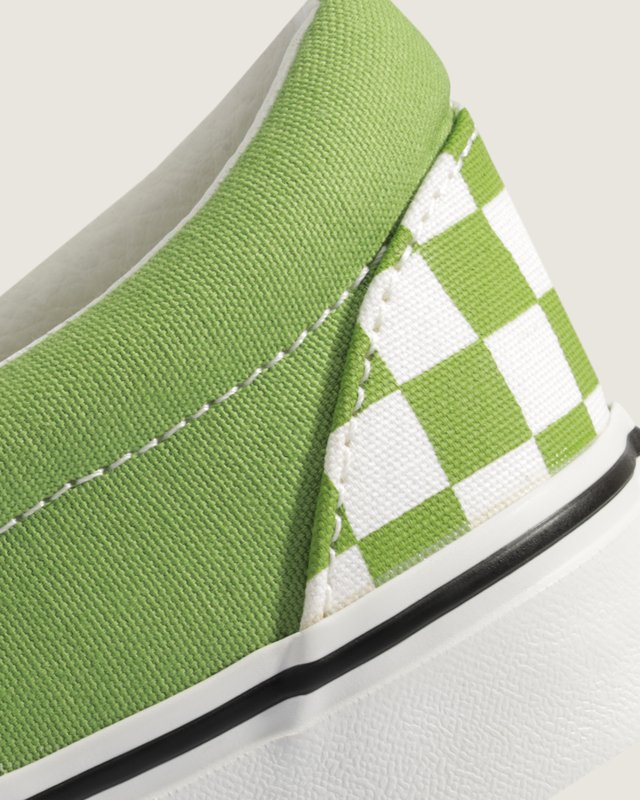 Tênis Slip-On Color Theory Checkerboard Lime Burst