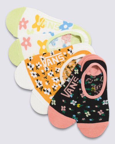 Combine os seus tênis Vans com o pack de meias que carrega o Lifestyle Vans por onde for. Pack com três pares que traz estilo para todos os seus clássicos Vans. A Meia Best Me Cannodle Lime Sherbet 36/9 agrega estilo para todas as ocasiões. O pack possui três pares de meias soquetes em tecido estilo sapatilhas invisíveis básicas e multicoloridas, com estampa floral exclusiva, com assinatura Vans® em “Drop V”.