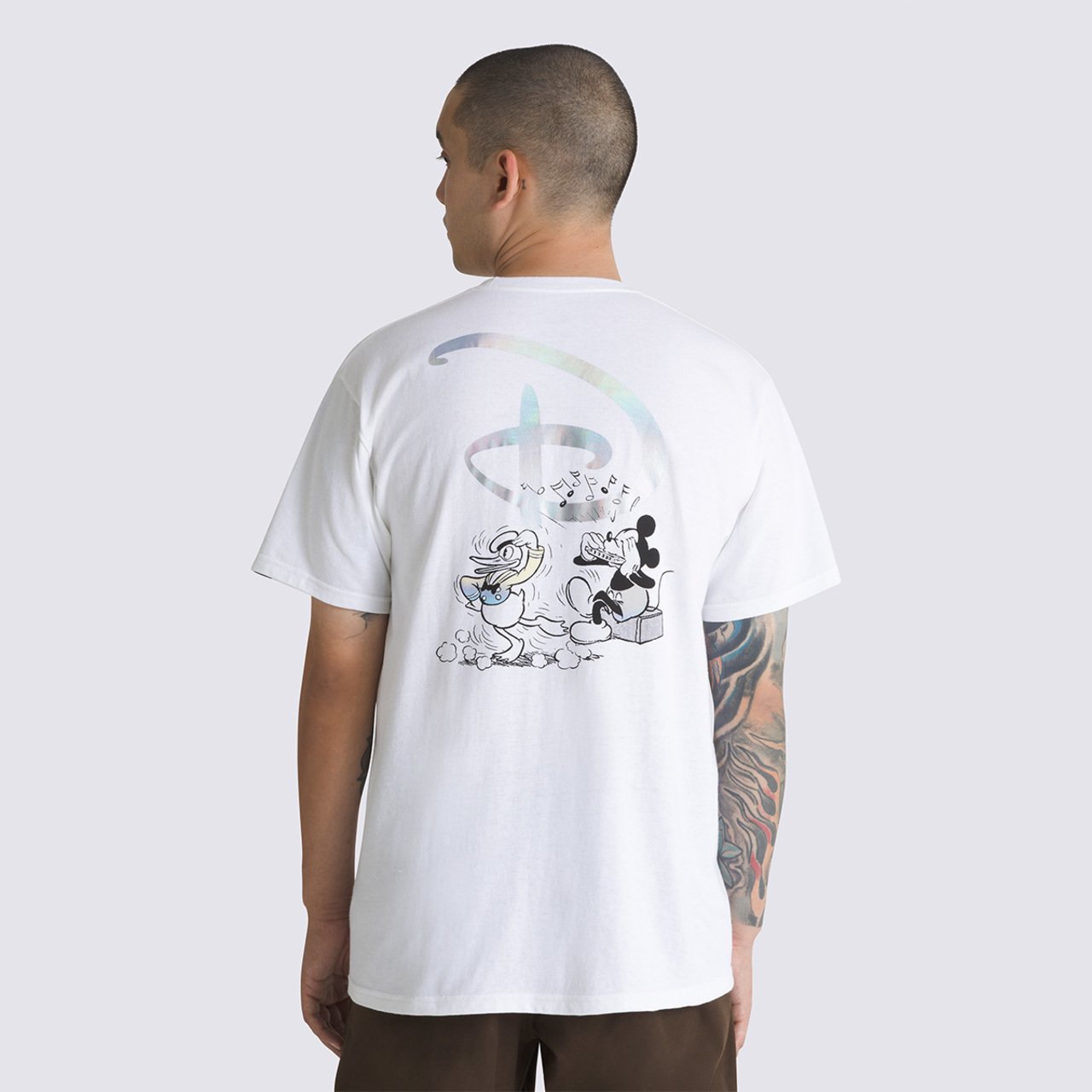 Camiseta Music Box Ss 100 Club Disney White