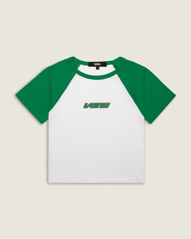 Camiseta Manga Curta Baby Tee Vivid Verdant