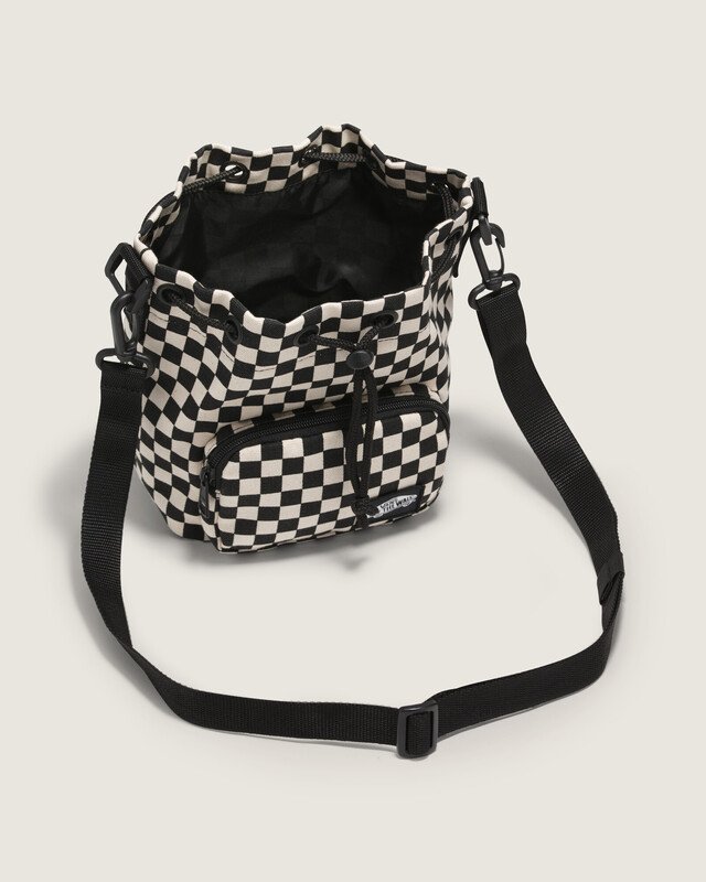 Bolsa ABD Bucket Bag Black White