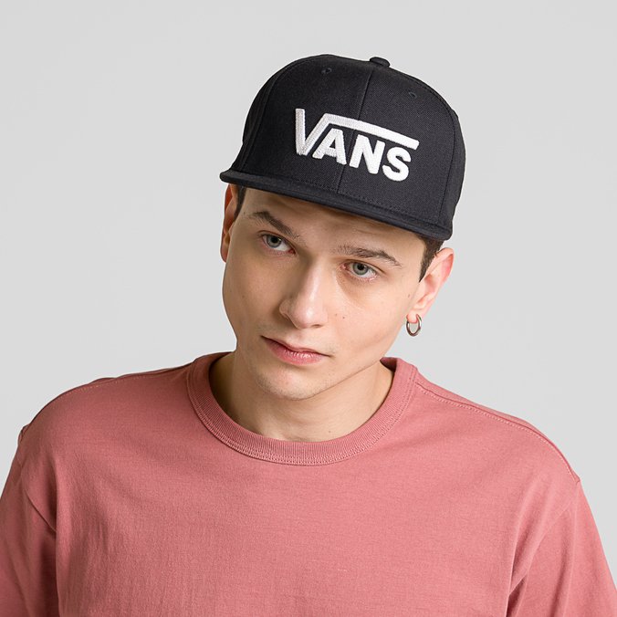Boné Drop V Ii Snapback Black-White Vans