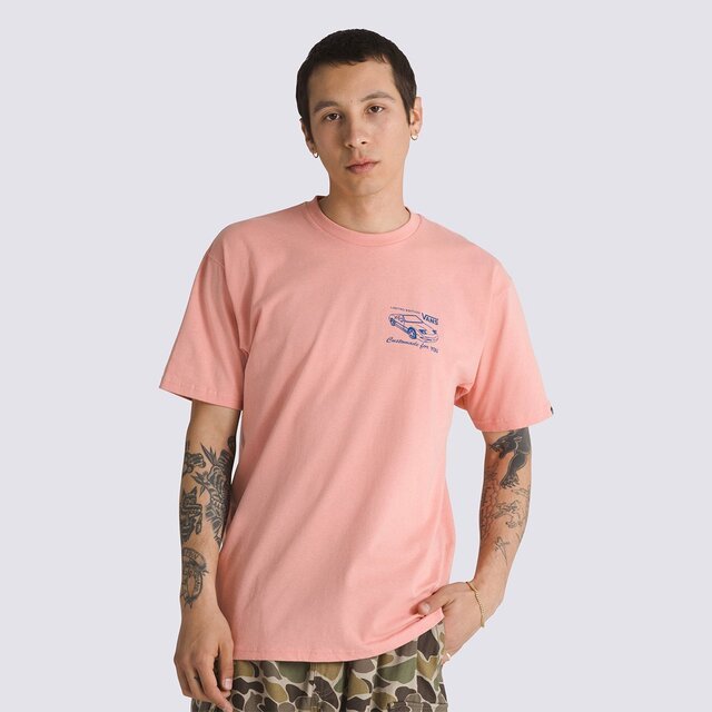 Camiseta Vans Motors Ss Warm Weather Lobster Bisque