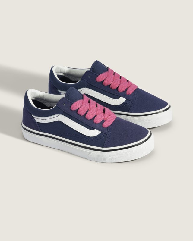 Tênis Old Skool Kids Duo Color Purple Pink Infantil
