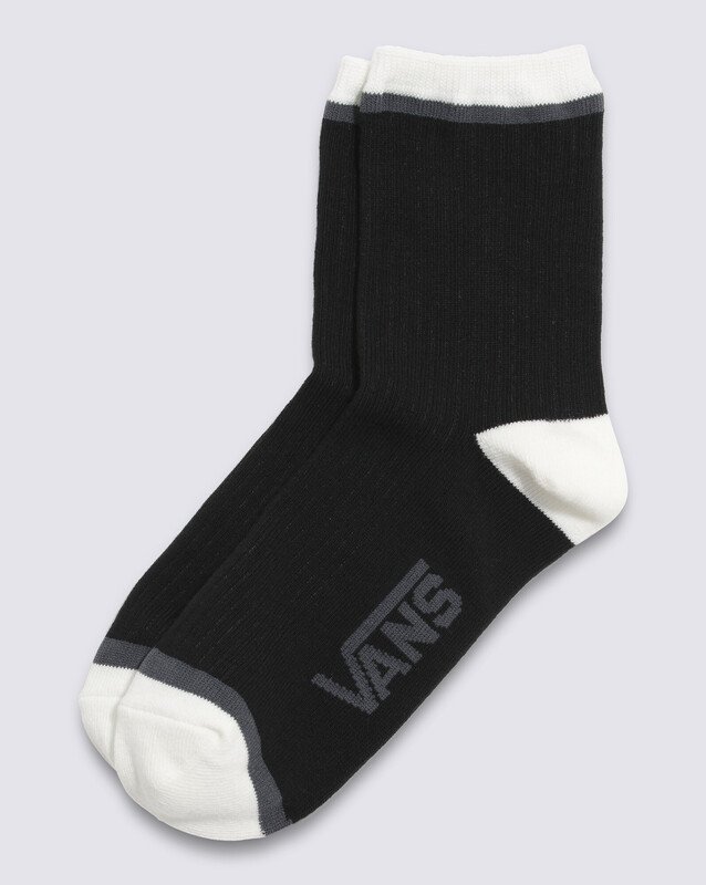 Meia Half Crew Black 36/9