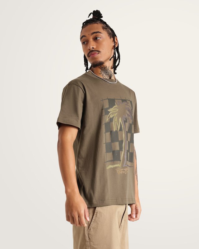 Camiseta Manga Curta Check Me Out Vintage Cocoa
