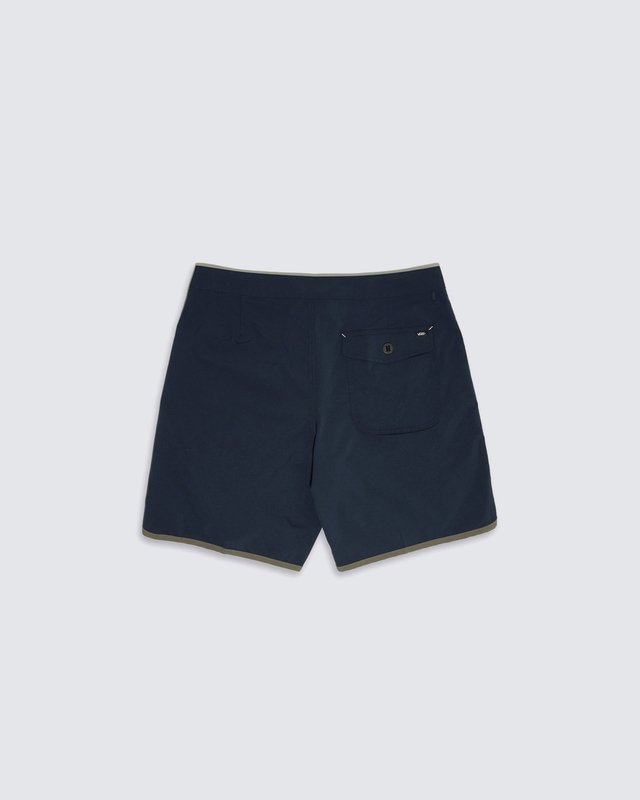 Boardshort Ever-Ride Scalloped Solid Dress Blues Bungee Cord