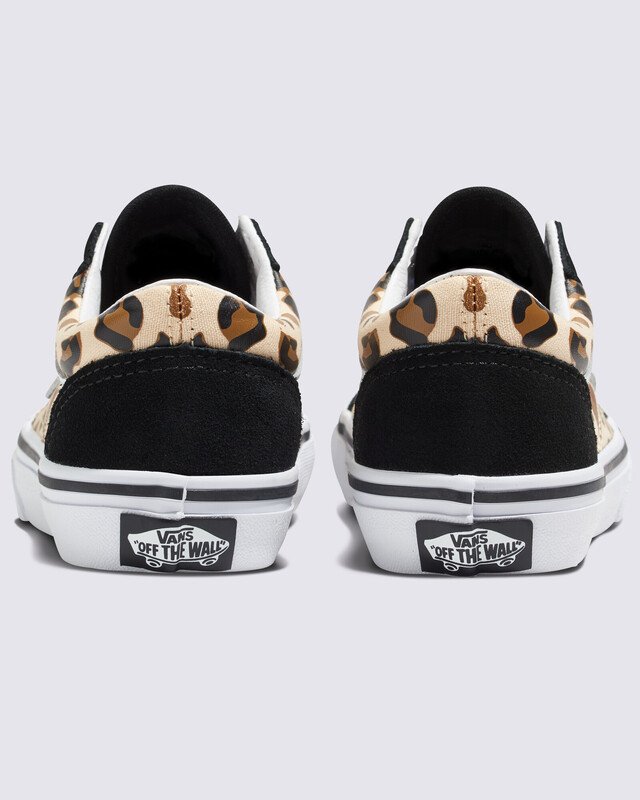 Tênis Old Skool Leopard Glitter Black Brown Infantil