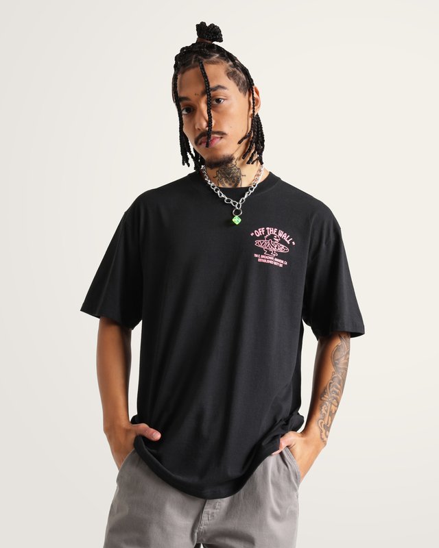 Camiseta Manga Curta Food Spot Black