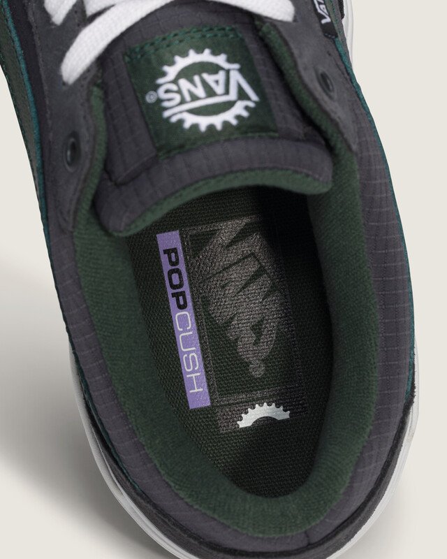 Tênis Bmx Proof Wafflecup Suede Canvas Sageleaf Green White