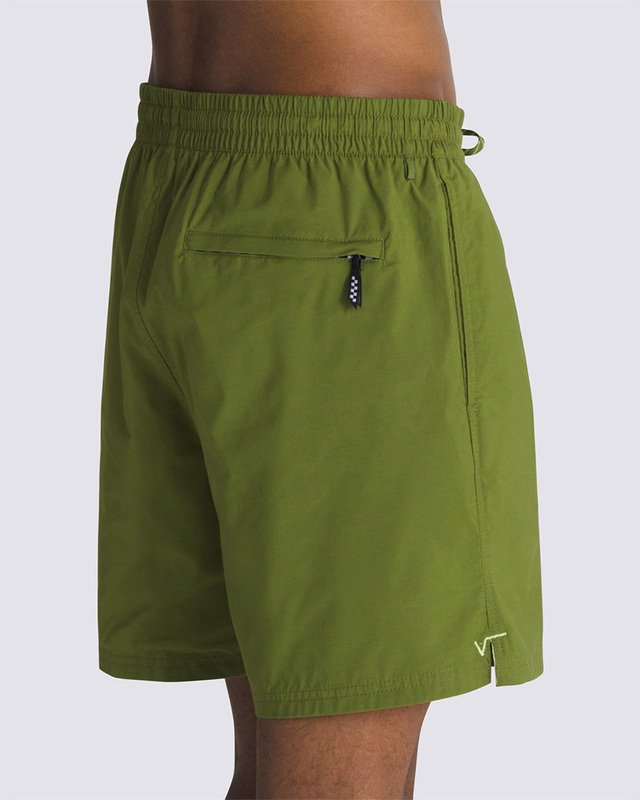Boardshort Primary Solid Elastic Warm Weather Pesto