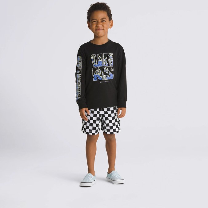 Camiseta Digi Flames Black Infantil