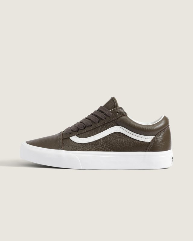 Tênis Old Skool Leather Brown True White