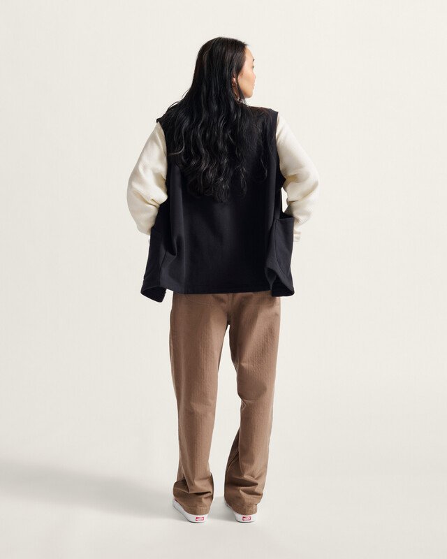 Colete Skate Fleece Vest Curren Caples Black