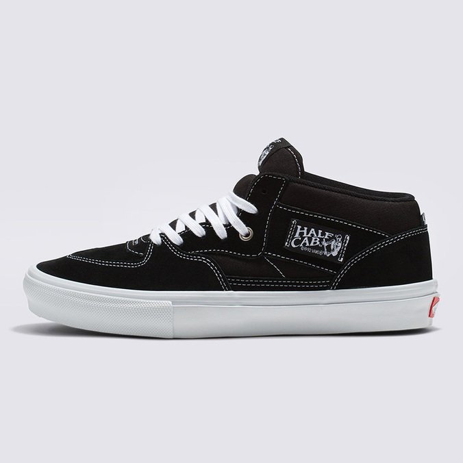 Tênis Skate Half Cab Black White