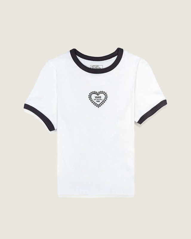 Camiseta Manga Curta Lacey Daze White