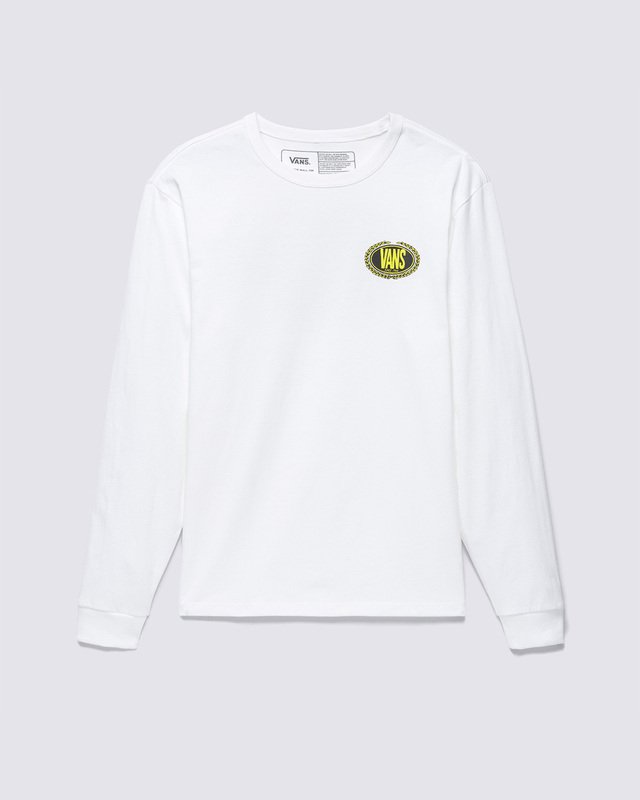 Camiseta Emblem Skate Classics Otw Ls Sk8 Weareaway White