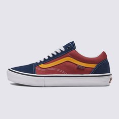 Os clássicos do skate: construídos extremamente resistentes por dentro para o skate! Completamente redesenhada para o skate moderno, a coleção Skate Classics oferece mais daquilo que os skatistas precisam para permitir a progressão máxima. Um tênis vulcanizado feito com parte superior clássica em camurça e lona, ??o Tênis Skate Old Skool Navy Burgundy oferece o visual icônico que você deseja, ao mesmo tempo que traz todos os benefícios de desempenho que os skatistas exigem.