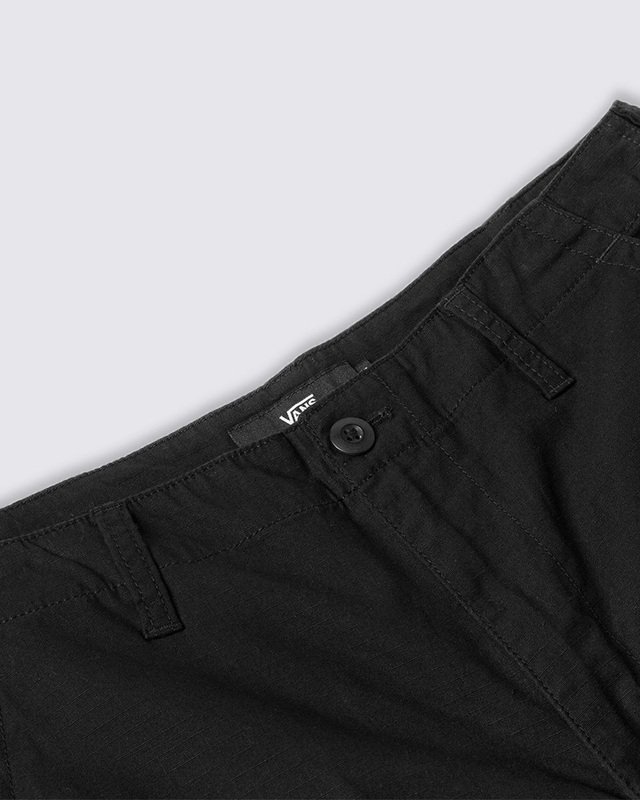 Calça Fatigue Cargo Loose Tapered Ripstop Black