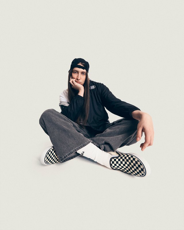 Tênis Skate Slip-On Black Offwhite