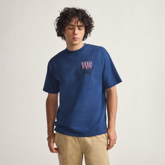 Camiseta Metal Wall Ss Navy Awall