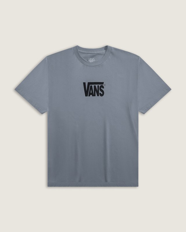 Camisa Manga Curta Stretch Logo Glacial Slate