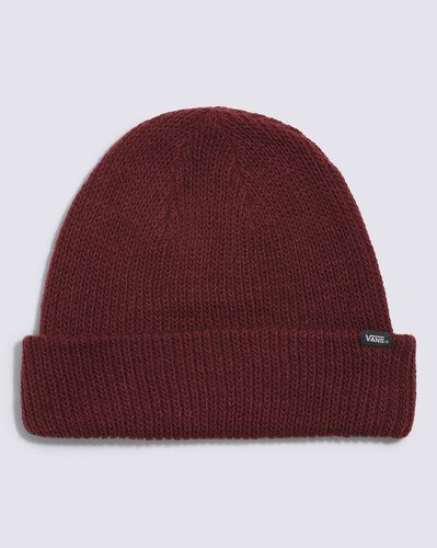 O gorro Vans imprime atitude e vai além de um simples acessório de proteção. O estilo de quem usa o gorro não se limita nem se prende às regras, tornando a peça desejo favorita, fazendo parte do seu Lifestyle. Além de proteger em dias frios, o seu visual icônico representa uma identidade forte e marcante, impossível de confundir. A Touca Core Basics Port Royale é confeccionada em 100% acrílico. Na cor vinho, o modelo possui estrias clássicas e punho com aplicação de etiqueta tecida preta com assinatura Vans. Versátil, ele carrega toda autenticidade de Vans para o seu estilo, que é único e totalmente original.