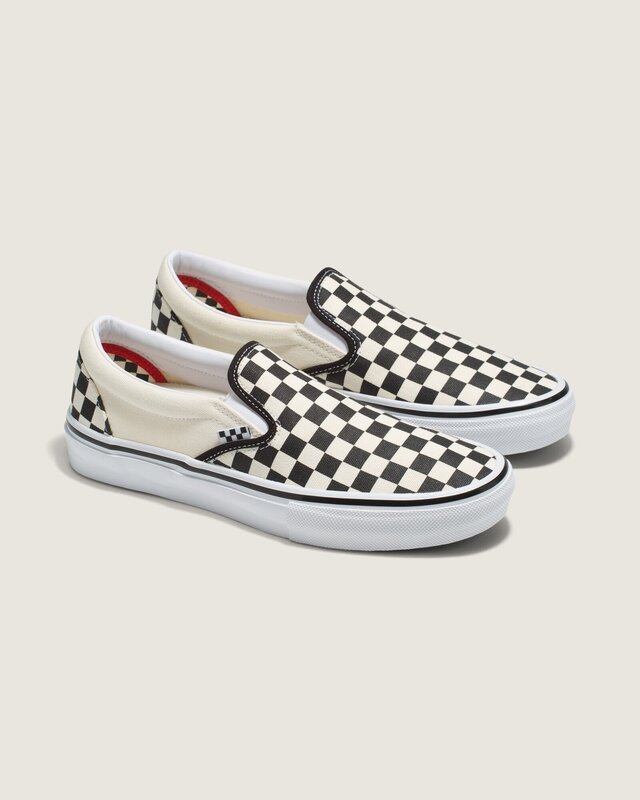 Tênis Skate Slip-On Black Offwhite