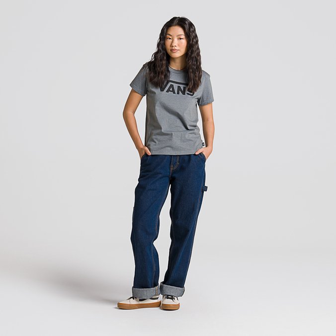 Camiseta Flying V Crew Grey Heather