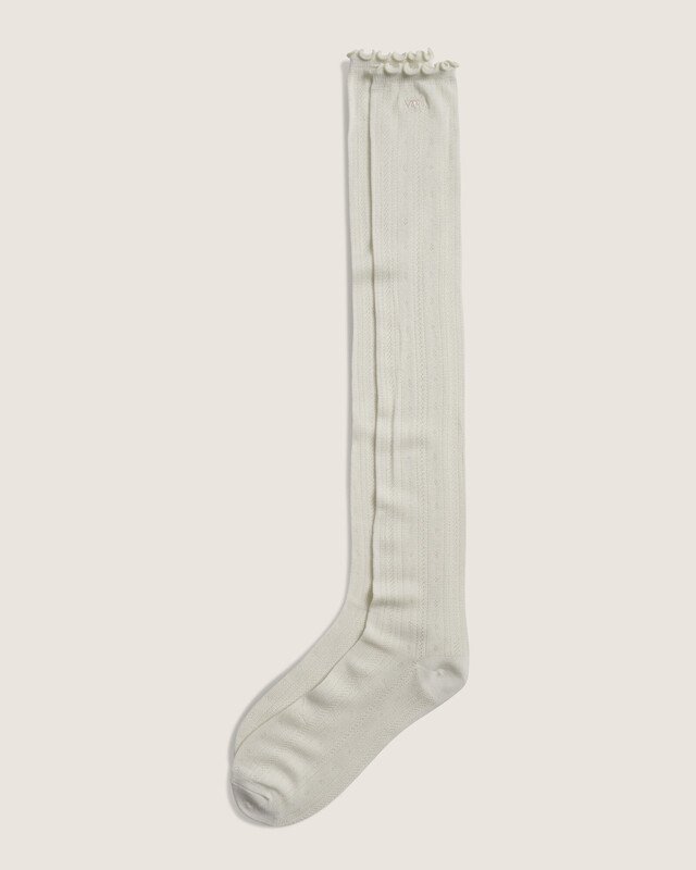 Meia Pointelle Knee Hi Authentically Marshmallow