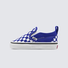 Com a lendária silhueta sem cadarços, o Tênis Slip-On Surf The Web Infantil traz a inspiração do clássico Slip-On Vans, com os pequenos em mente. Ao adicionar elásticos laterais e puxadores no calcanhar a este estilo icônico sem cadarços, o modelo proporciona melhor ajuste para os pés dos pequenos, tornando o calce ainda mais simples. Com cabedal discreto em lona azul com estampa em checkerboard exclusiva, o tênis também apresenta colarinhos acolchoados de suporte, detalhes elásticos nas laterais e sola de borracha waffle exclusiva Vans. Com aplicação de etiqueta Vans na lateral, traz a heeltab do skate tradicional, com assinatura Vans em “Drop V” e inscrição “Off The Wall” - aplicada no calcanhar. Para os pequenos curtirem todas as aventuras sem se preocupar com mais nada.