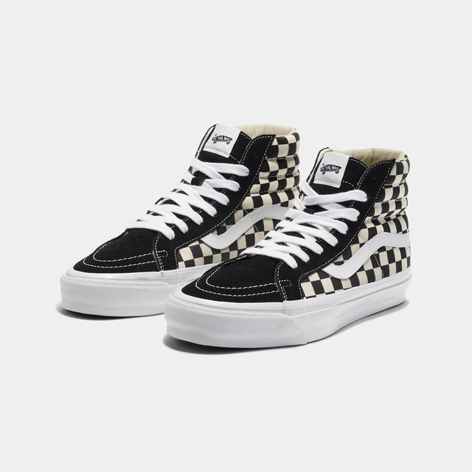 Tênis Sk8-Hi Premium Lx Checkerboard Black Off White