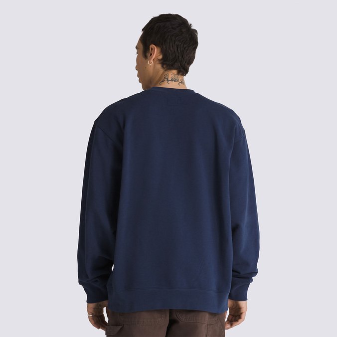 Moletom Skate Ave Crew Neck Fleece Dress Blues