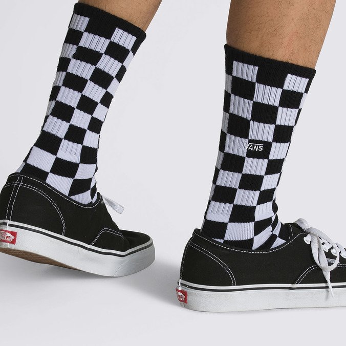 CHECKERBOARD CREW II BLACK-WHITE CHECK