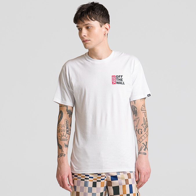Camiseta Vans Off The Wall White