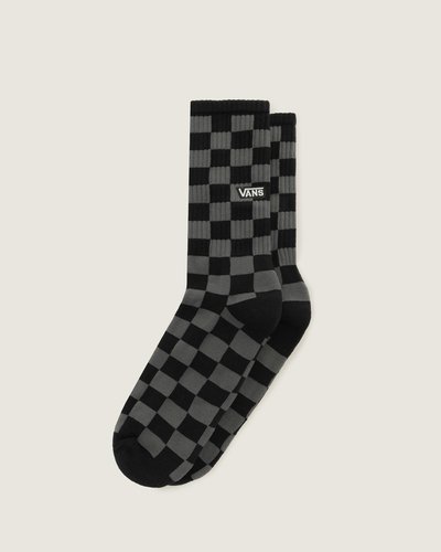 Meia Black chega com cano médio e construção acolchoada que garante conforto e suporte. Confeccionada em algodão, nylon, poliéster, elastodieno e elastano, oferece toque macio, elasticidade e ajuste firme. Sola acolchoada adiciona amortecimento enquanto a arte jacquard checkerboard e o logo VANS bordado reforçam o DNA autêntico da marca. Modelo essencial, flexível e pensado para uso descontraído.