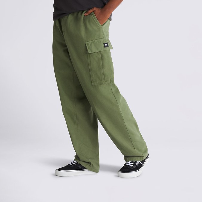 Calça Range Cargo Baggy Tapered Elastic Pant S. Hero Authentic Olivine