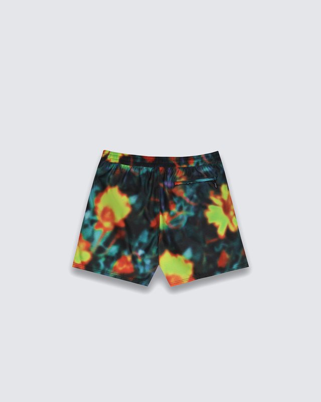 Boardshort Primary Print Elastic Black Multi