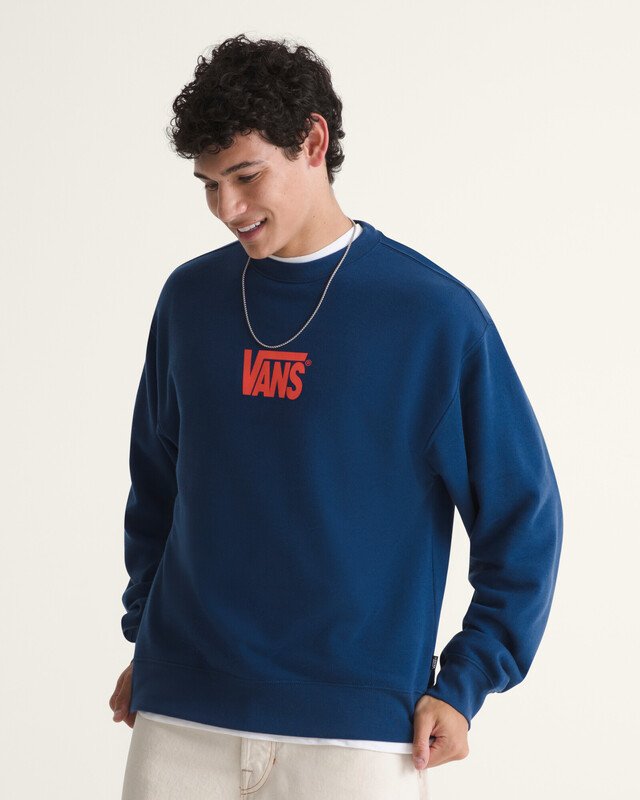 Moletom Stretch Logo  Deep Indigo