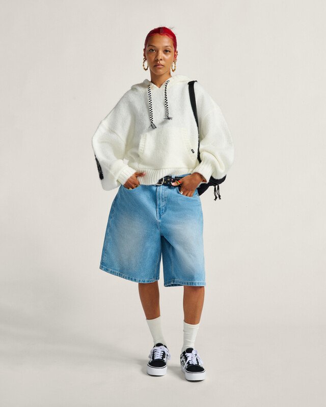 Bermuda Lx Jort Light Stonewash Denim | Vans