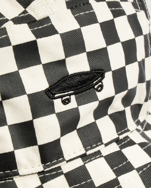 Chapéu Larkspur Wide Brim Black White