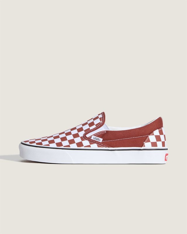 Tênis Slip-On Color Theory Checkerboard Rust Bronze